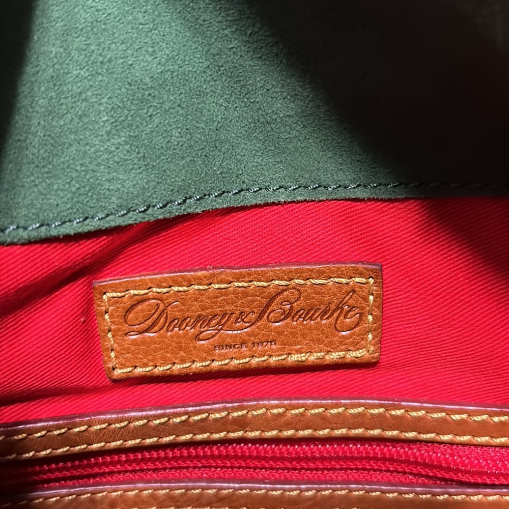 Dooney and Bourke Dashing Suede Florentine Satchel - Picture 3 of 4